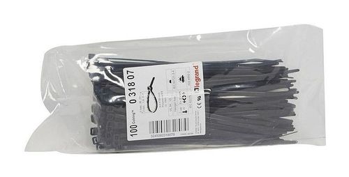 Монтажный хомут Colring - ширина 4.6 мм - длина 180 мм - пакет 100 шт - чёрный